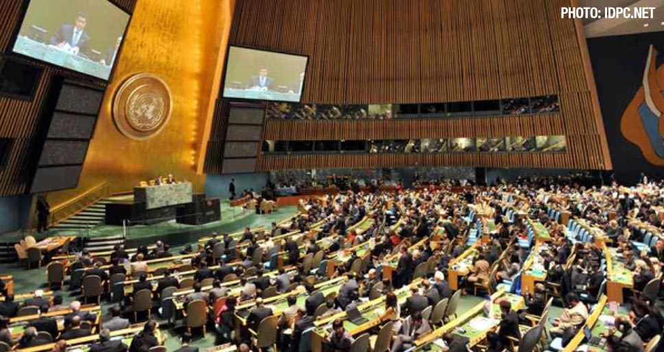 PHOTO: Inside The UN General Assembly Special Session on Drugs