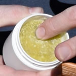 PICTURED: Cannabis Balm - Applied to the skin just like aloe vera lotion. Cannabis is just another plant!