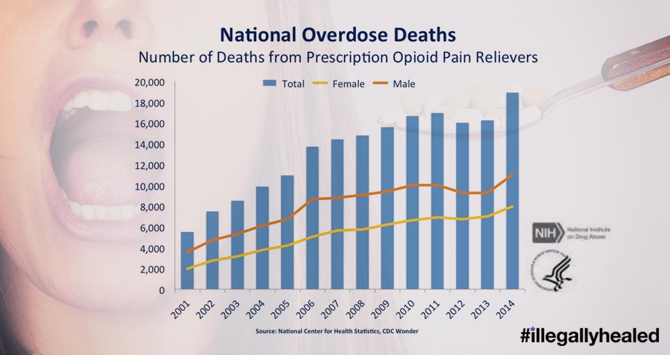 Number of Deaths from Prescription Opioid Pain Relievers - DrugAbuse.gov